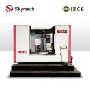 เครื่องเปลี่ยนเครื่องมืออัตโนมัติ4แกนระบบควบคุม HMC630 CNC แนวนอนศูนย์เครื่องจักรใหม่