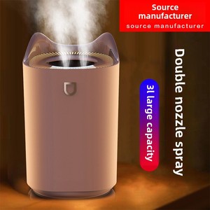 USB K7 Doppel düse 3L Luftbe feuchter mit großer Kapazität Silent Plastic Diffusor für die Aroma therapie Verwendung für das Home Office - Product Image 2