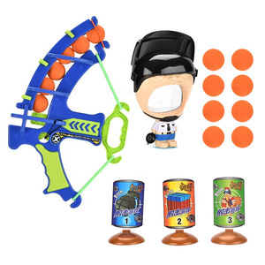 QS <strong>Toy</strong> Indoor Outdoor Sport Game <strong>Mighty</strong> Blasters Shooting Target Game <strong>Toy</strong> Pinball Bow Arrow Soft Bullet Gun <strong>Toy</strong> for Boy - Product Image 2