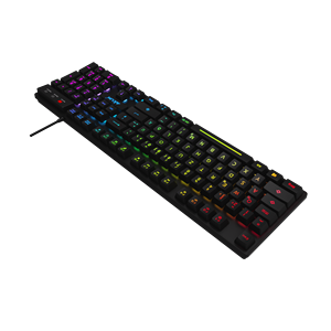 Aikun GX310L3 Teclado para juegos con cable, retroiluminación de 3 colores, interruptor de goma silencioso, múltiples teclas Anti-ghosting, cable USB de 1,8 M, Plug and Play - Product Image 3