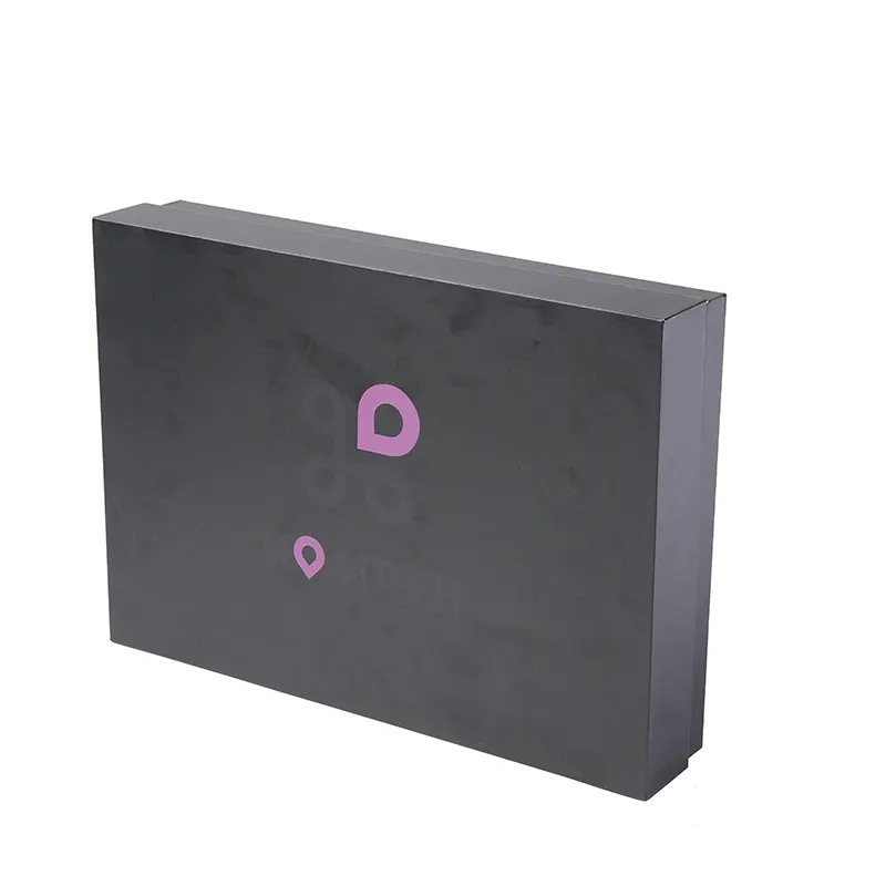 럭셔리 사용자 정의 뚜껑 커버 2 조각 골판지 검은 종이 상자 물집 내부 트레이 스킨 케어 미용 제품 화장품 포장 상자