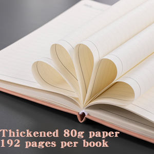 为学生提供日记笔记本棕色书籍封面笔记 - Product Image 6