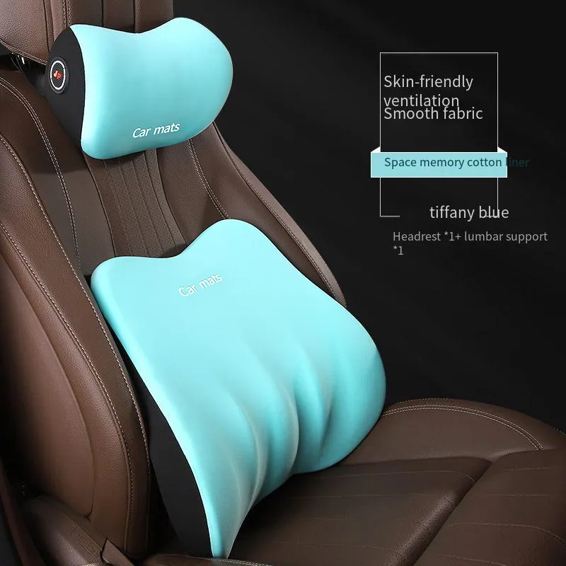 DS-OEM LOGO araba kafalık döşeme boyun yastık yastık araba koltuğu kafalık boyun yastık bellek pamuk geri istirahat