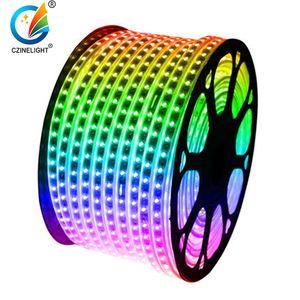 Czinglight su geçirmez esnek ışık şerit Led RGB toptan 220-240V aydınlatma ve devre tasarımı uzaktan kumanda ROHS Ce PVC - Product Image 1