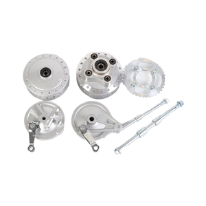 Bokun 10-inch <span class=keywords><strong>RUBY</strong></span> phiên bản màu Đỏ 3-nói phía trước đĩa phía sau trống Hợp kim nhôm rèn bánh xe trung tâm - Product Image 4