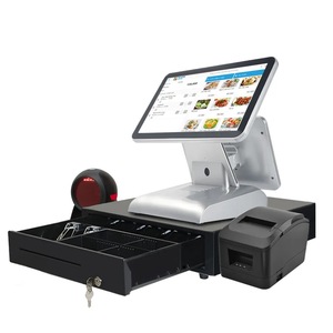 Лицензионная система Windows 10 IOT pos-машина 15-дюймовый сенсорный экран в точке продажи оборудования все в одном ресторане pos-терминал - Product Image 4