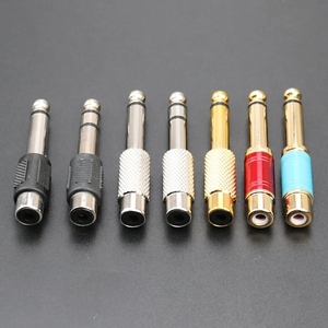 6.35 to <strong>RCA</strong> Audio <strong>Plug</strong> 6.35mm <strong>1</strong>/<strong>4</strong>&quot; Male <strong>Mono</strong> <strong>Plug</strong> to <strong>RCA</strong> <strong>Female</strong> Jack Audio Adapter Connector TS Audio Converter <strong>Plug</strong> - Product Image 1