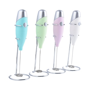 2025 Кухонные гаджеты, Электрический смеситель для кофе с подставкой, домашний венчик, вспениватель для кофе, молока, вспениватель для молока - Product Image 4