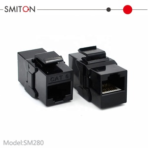 CAT6 RJ45 Keystone Jack accoppiatore in linea UTP moduli accoppiatore Keystone direttamente attraverso il sistema connettore di rete Telecom Parts - Product Image 6