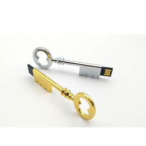 金属u盘8gb 16gb 32GB支持2.0 3.0钥匙闪存u盘定制钥匙形状2.0 u盘 - Product Image 4