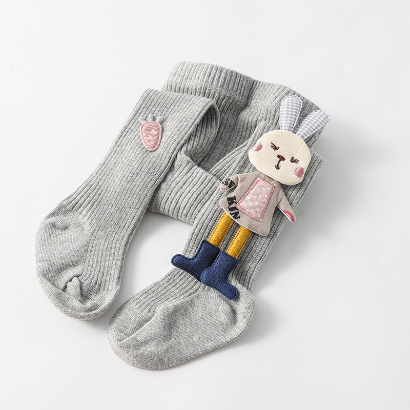 Grigio (collant per bambola grande coniglio ravanello