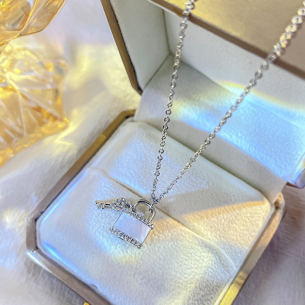 X435-Chiave dell'amore in argento