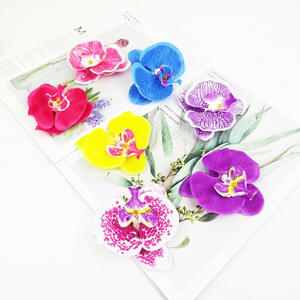 Реалистичные искусственные цветущие орхидеи фаленопсис оптом для декора свадебных арок и оформления церемоний - Product Image 3