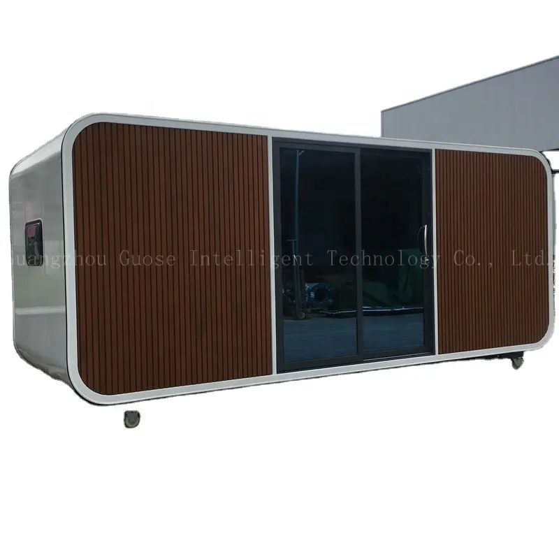 Casa prefabbricata pod capsula prefabbricata camera d'albergo Sleeping apple pod cabin con bedroomdesign modulare apple cabin