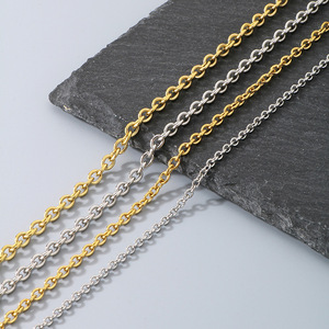 <strong>Chains</strong> for Daily Classic Stainless Steel Necklace. Simple and Versatile Plain <strong>Chain</strong> Various Lengths Replacement Single <strong>Chain</strong> - Product Image 4