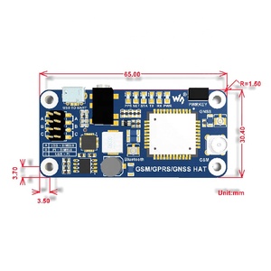 SIM868 40PIN <strong>GPIO</strong> GSM/GPRS/GNSS HAT for <strong>Raspberry</strong> <strong>Pi</strong> 2B/3B/3B+/<strong>Zero</strong>/<strong>Zero</strong> <strong>W</strong> Support SMS Data Transfer ect. Based on SIM868 - Product Image 3