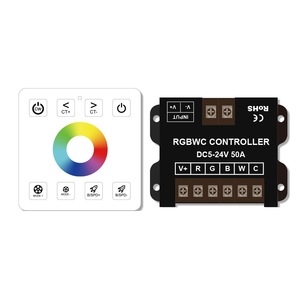 RF Iron Shell 86 Panel táctil Dimmer Switch RGB CCT Control RGBCW RGBWW Led Strip Controlador inalámbrico para luces de neón Led - Product Image 2