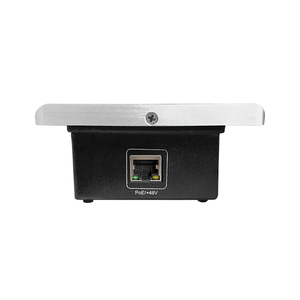 Terminal de intercomunicador de Audio de red POE, montaje en pared, altavoz incorporado, sistema de paginación de emergencia para interiores y exteriores