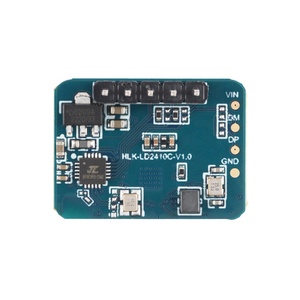 LD2410C insan vücudu Exists sensörü 24GHz milimetre dalga mmWave Radar kalp atışı dedektörü Radar hareket sensörü - Product Image 4