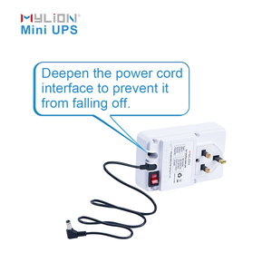 Mylion Smart DC UPS 110V 220V Entrada de CA Mini adaptador de corriente de EE. UU. Para enrutador 12V 2a para CPE ONU Ont IP Phone BBU - Product Image 5