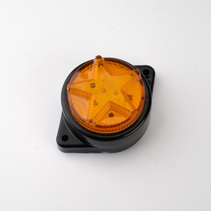12V 24V עמיד למים צורה עגולה <span class=keywords><strong>5</strong></span> <span class=keywords><strong>Led</strong></span> צד מרקר אור משאית קרוואן אור איתות צמיג אור