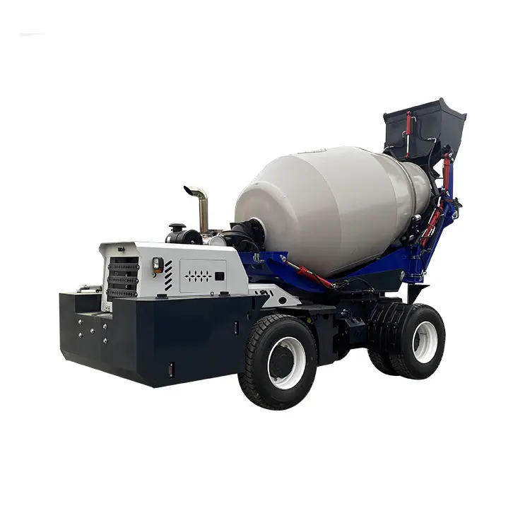 Vendita calda 2.5Cbm autocaricante betoniera camion con sistema di ponderazione e pompa dell'acqua