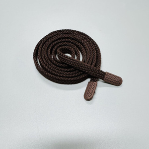 Nuevo cordón Flexible de 100% algodón con cordón de silicona para la cabeza y cordones para prendas de vestir estilo de cuerda - Product Image 4
