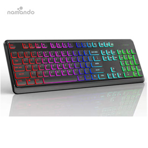 Membrane Gamer <strong>Computer</strong> <strong>Keyboard</strong> Gaming <strong>Keyboard</strong> Business Standard 104 Key Wired Mechanical <strong>Keyboard</strong> - Product Image 1