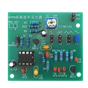 Sinüs üçgen kare dalga NE555 çok kanallı dalga jeneratör modülü DIY kitleri - Product Image 2