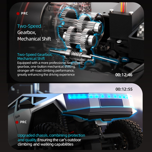 1:18 Модель Tesla Cybertruck, Радиоуправляемый внедорожник, недавно выпущенный, 2,4 г, металлический автомобильный интеллектуальный пульт дистанционного управления - Product Image 4