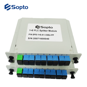 FTTX Fiber Optic <strong>Splitter</strong> Plugin <strong>1</strong>*<strong>8</strong> <strong>Input</strong>/<strong>Output</strong> SC/UPC 1M Length 1x8 Fiber Optic PLC <strong>Splitter</strong> Box - Product Image 6