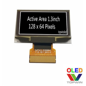 Modulo display LCD grafico monocromatico blu/bianco Winstar 128x64 12864 modulo Lcd a matrice di punti con schermo OLED di piccole dimensioni - Product Image 4