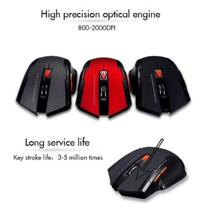 Leadingplus 2024 personalizzato Logo personalizzato ergonomia ricaricabile ricevitore USB Mouse da gioco senza fili - Product Image 5