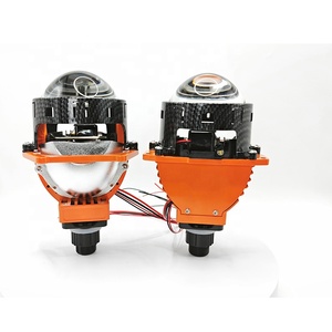 Idison T6SW 3สีโคมไฟ3ถ้วย LED ไฟหน้าเลนส์โปรเจคเตอร์12V CSP ไฟหน้า LED อัปเกรด3.0S เลนส์โปรเจคเตอร์แบบ biled สำหรับ Audi - Product Image 2