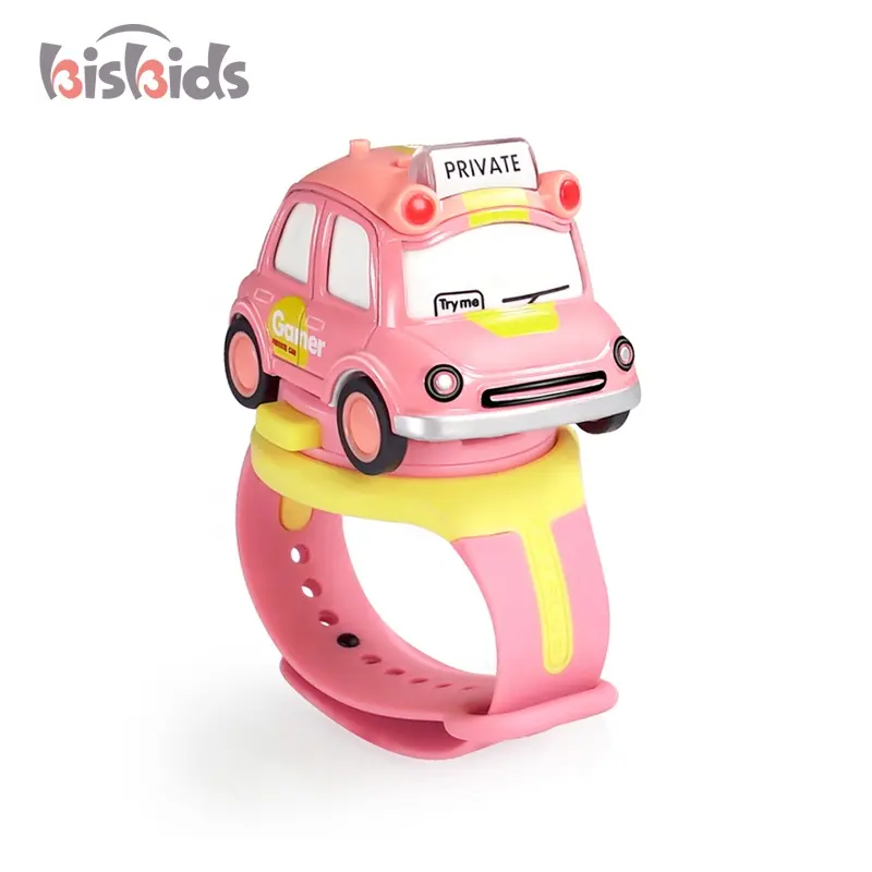 Factory Sells Cartoon Car Styling Luminous Wristband Toy With Music Light For Children Gift