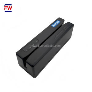 เครื่องอ่านการ์ดแถบแม่เหล็ก MSR909แบตเตอรี่ในตัวป้องกันการรบกวนที่มีความหลากหลายของการสาธิต - Product Image 1