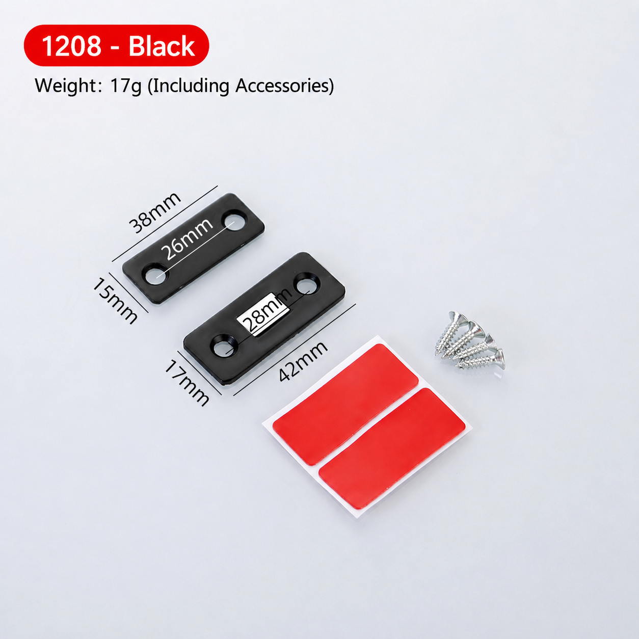 Black Single Magnet