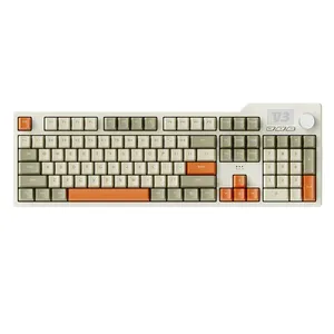 Teclado AJAZZ AK35I V3 con cable MAX, Teclado mecánico de tamaño completo con pantalla TFT y perilla, teclado intercambiable en caliente e interruptor de aguacate - Product Image 1