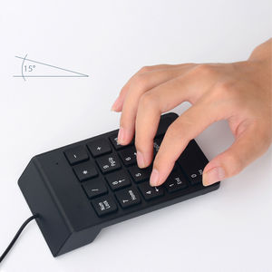 Custom 18 <strong>Keys</strong> Mini Numeric USB Wired <strong>Keyboard</strong> Optically Operated Digital Keypad for Laptop Desktop PC Pro Mini <strong>Number</strong> <strong>Computer</strong> - Product Image 3