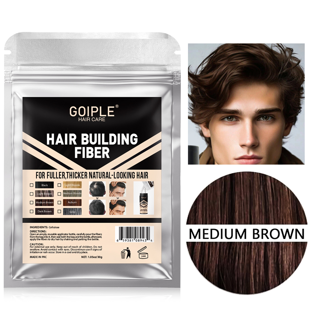 brun moyen