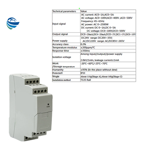 Hersteller Wechselstrom sender Eingang 0 ~ 1/5A Leistungs isolat Ausgang DC 0/4 ~ 20mA RS485 MODBUS-RTU Kommunikation stroms ensor - Product Image 4