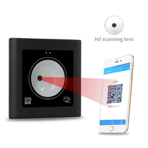 Lector de escaneo QR integrado RFID 13,56 Mhz Soporte Mifare1k NFC USB Wiegand26/34 RS232 2D Lector de código QR para exteriores Control de acceso - Product Image 2