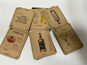 Kokteyl şarap kitapçık talimat hizmeti kullanım kılavuzu roman kitap baskı broşür kitapçık baskı - Product Image 3