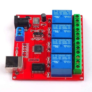 4 Channel <strong>Relay</strong> Module DC 5V 12V 24V USB <strong>Control</strong> Switch Board Computer <strong>Control</strong> Switch / PC / PLC <strong>control</strong> board