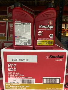 <span class=keywords><strong>Kendall</strong></span> GT-1 Max優れたエンジン保護フルシンセティック10W-30自動車用エンジンオイル