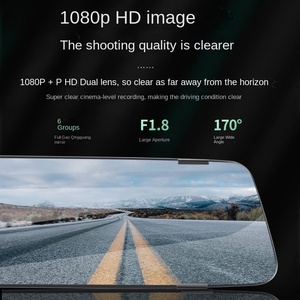 Tela IPS de 4.5 polegadas 170 graus grande angular HD câmera do painel do carro com microfone de visão noturna câmera dvr do carro