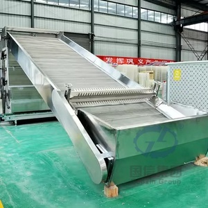 Essiccatore a nastro trasportatore continuo a grande capacità multistrato per asciugatura pesante per manioca - Product Image 3
