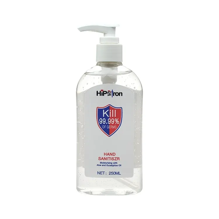 High Quality OEM Manufacturers 250ml Hand Clean No Wash Antibacterial Bottle Hand Sanitizer Sterilizing Gel Customizable