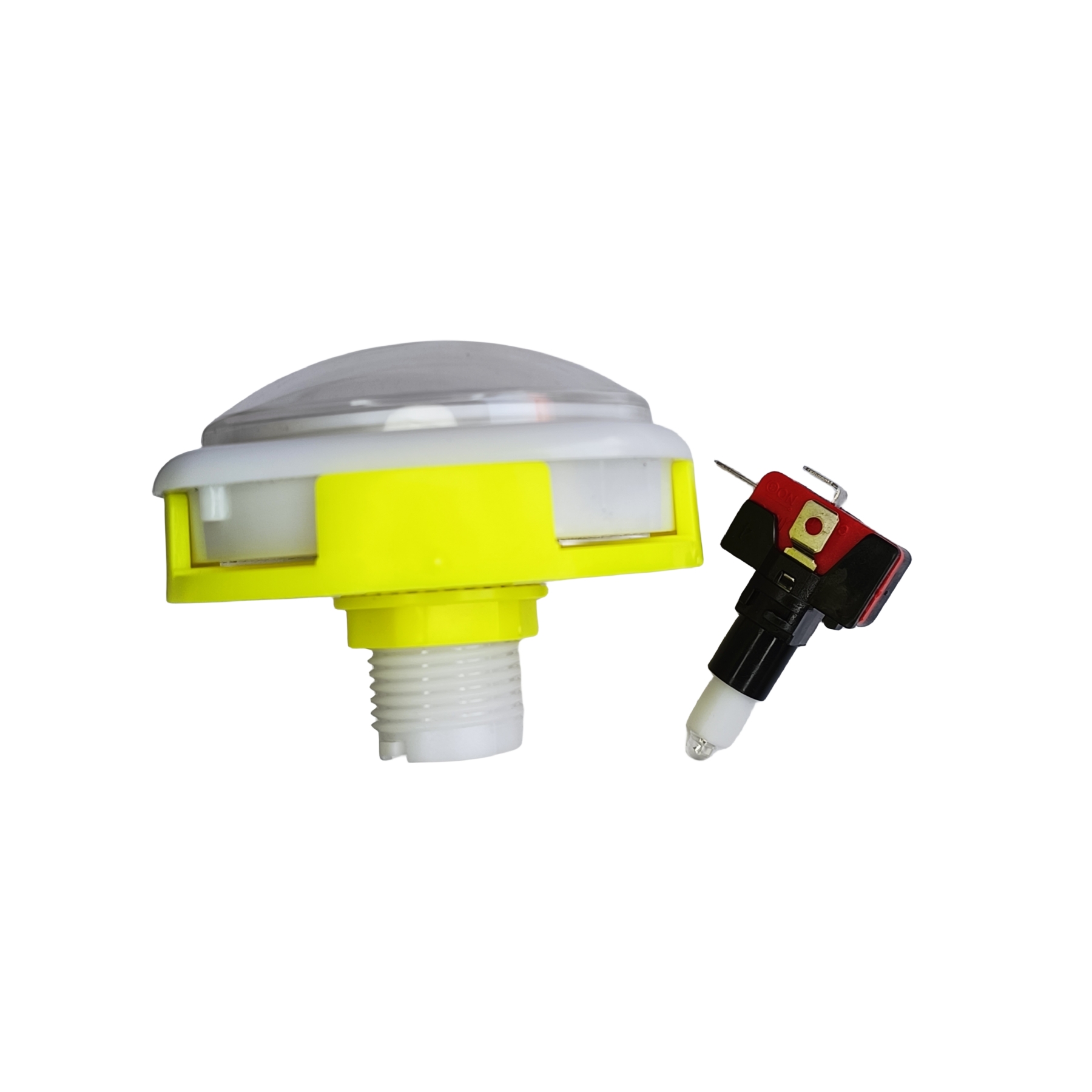 アーケードギフトマシン用LEDイルミネーションプッシュボタン付き82mmスタートボタンHappy in the Balls - Product Image 2