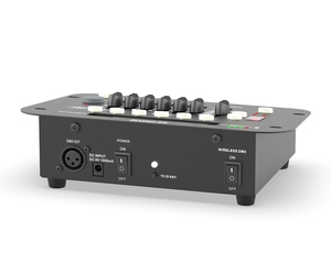 12CH мини Dmx 512 контроллер с батарейным питанием 2,4 ГГц беспроводной Dmx пульт освещения СИД сценическое освещение контроллер